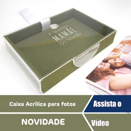 Caixa com Tampa Acrílica
